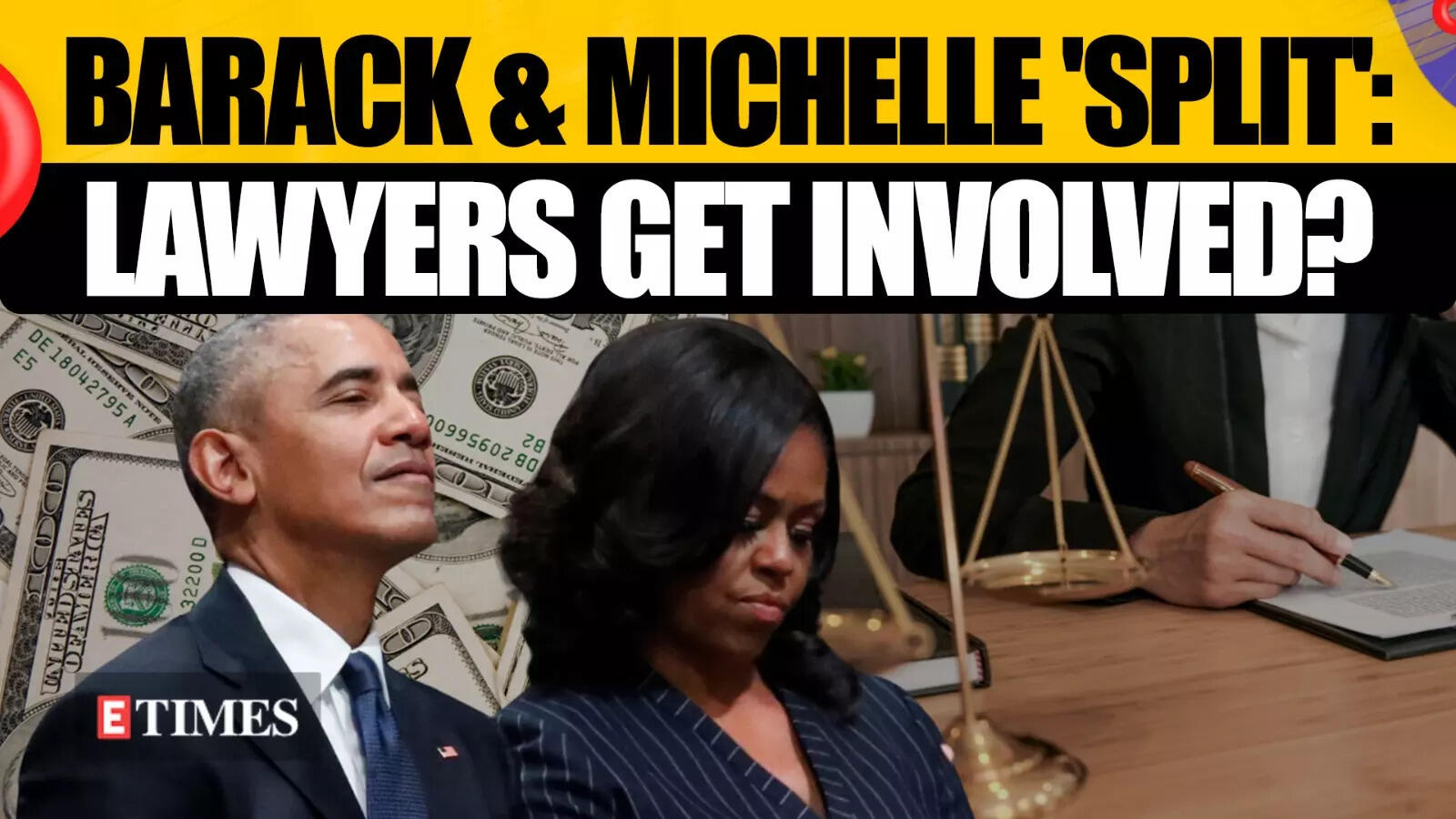 Barack & Michelle Obama Bring In Lawyers For 'Secret' $70 Million Split: Report