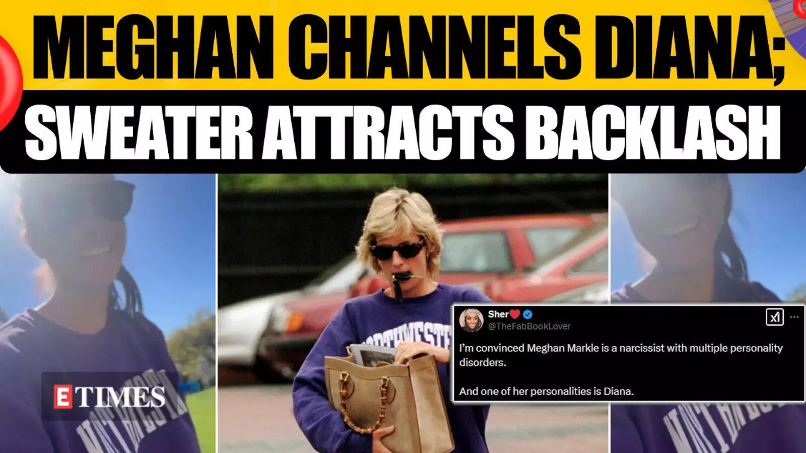 Meghan Markle Faces Backlash: Branded ‘Narcissist’ For Recreating Princess Diana’s Iconic Look