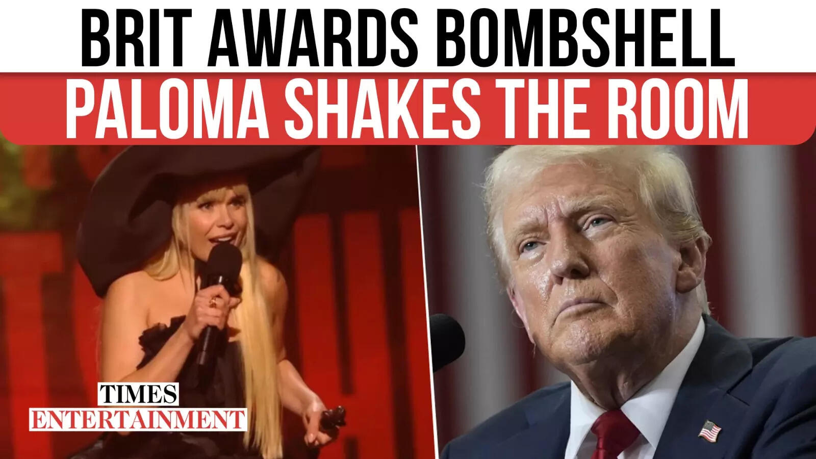 Paloma Faith Takes A Swipe At Donald Trump & Us Voters At Brit Awards