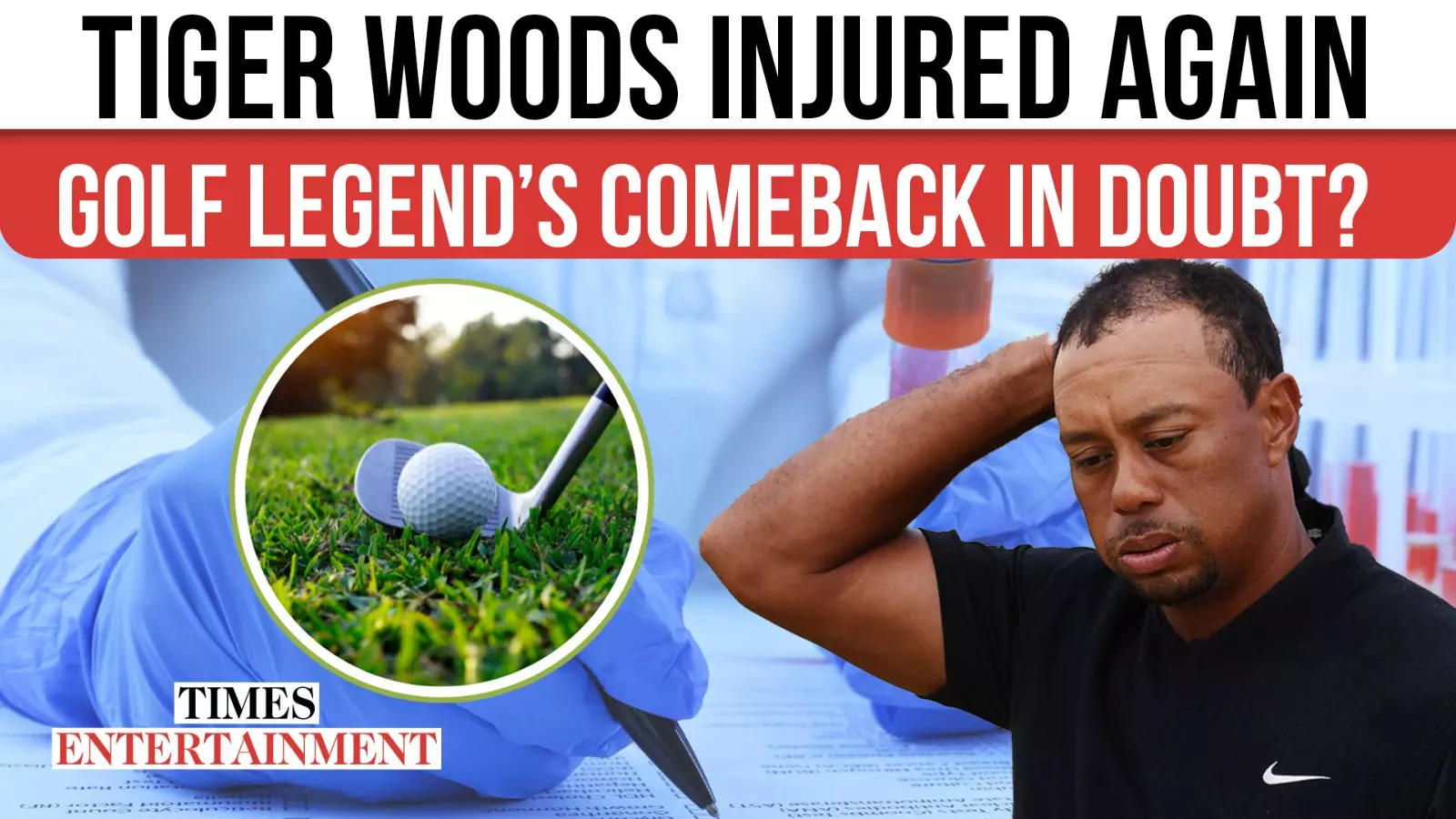 Tiger Woods’ Injury Woes Grow; Achilles Tear Forces Surgery, Comeback In Jeopardy