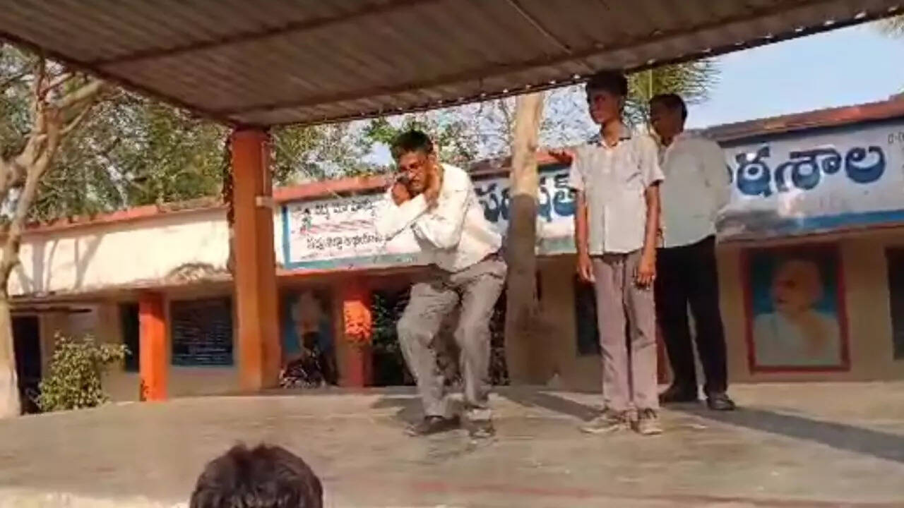 Teacher did sit-ups to mend students in Vizianagaram