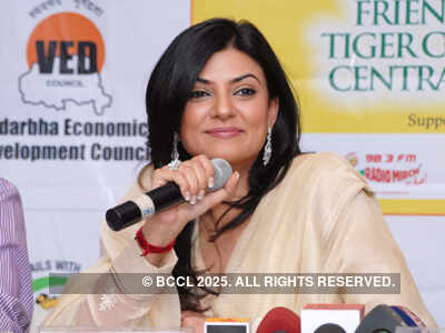 Sushmita promotes tiger reserves