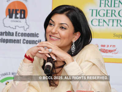Sushmita promotes tiger reserves