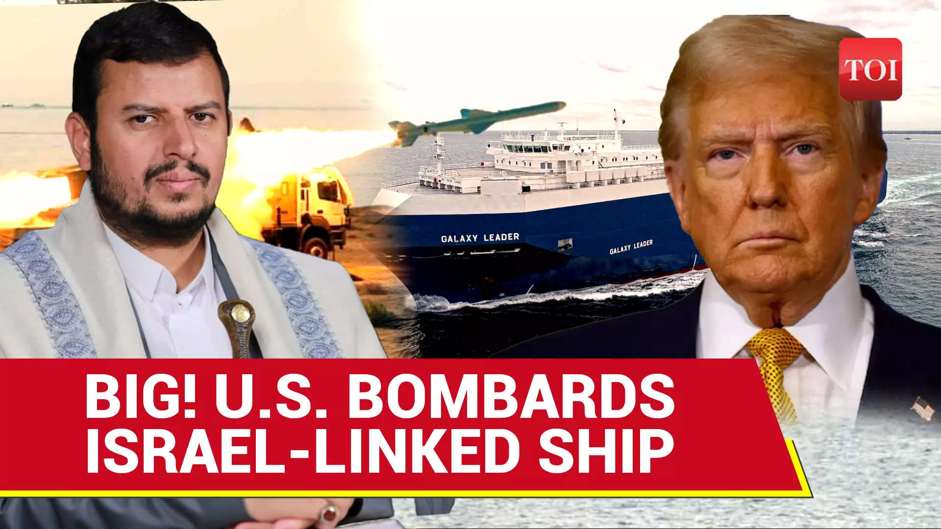 US Strikes 'Israeli Ship' in Yemen Amid Houthi Conflict