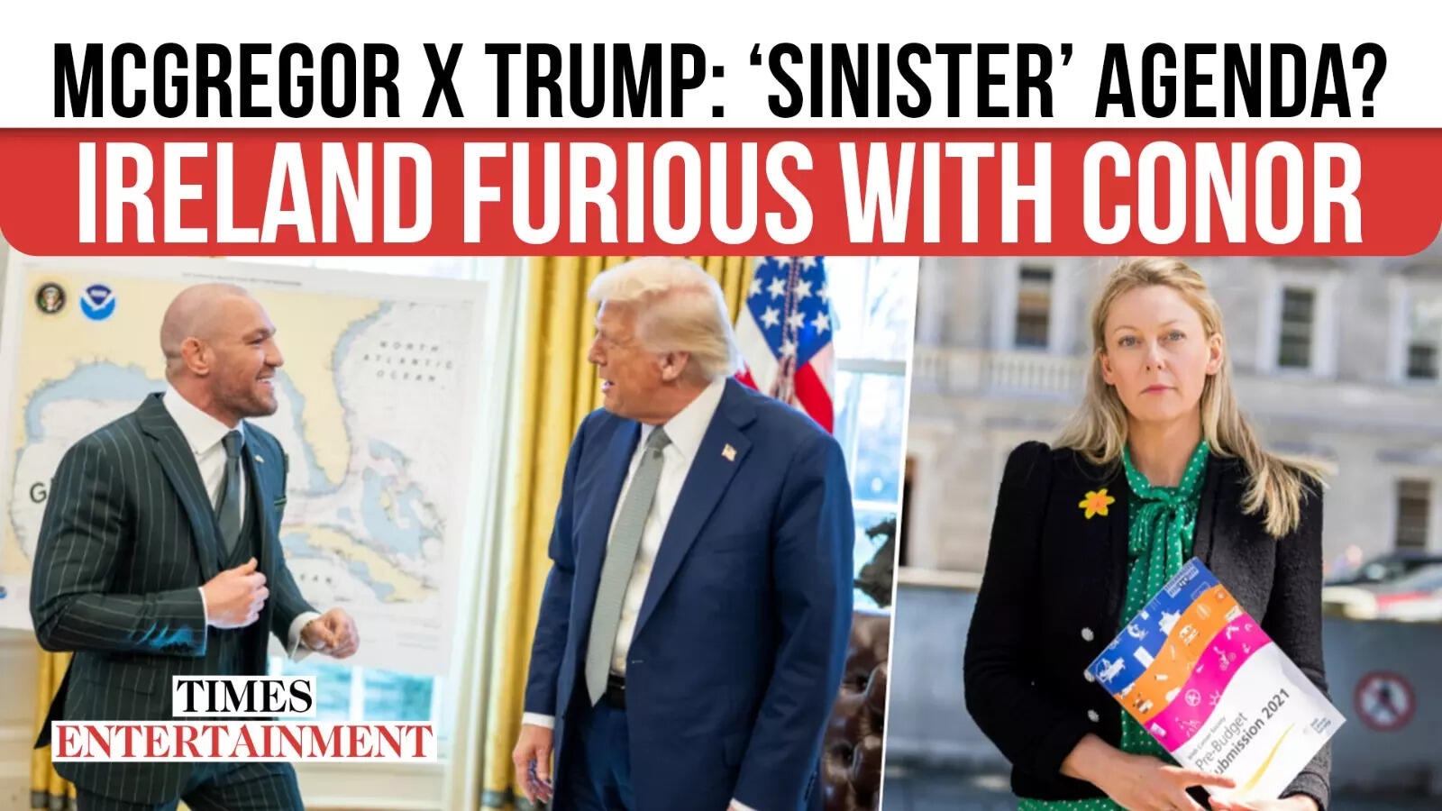 Trump Assembly McGregor a “Sinister” PR Transfer? Dublin Charity Blasts Controversial White Home Go to