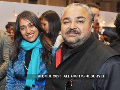 Stars at post show party