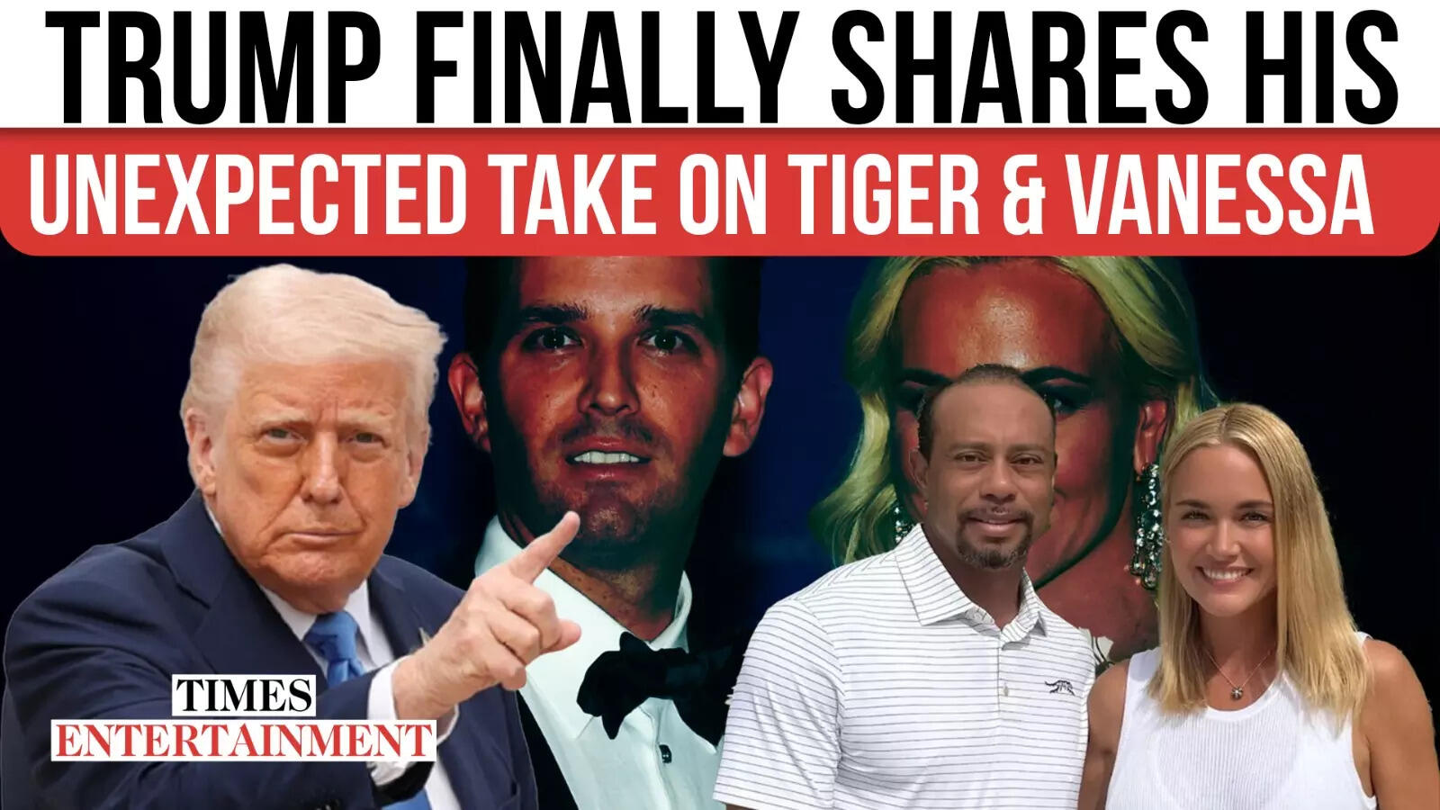 Trump’s UNEXPECTED Request As He FINALLY Addresses Golf Legend Tiger Woods Courting Former DIL Vanessa