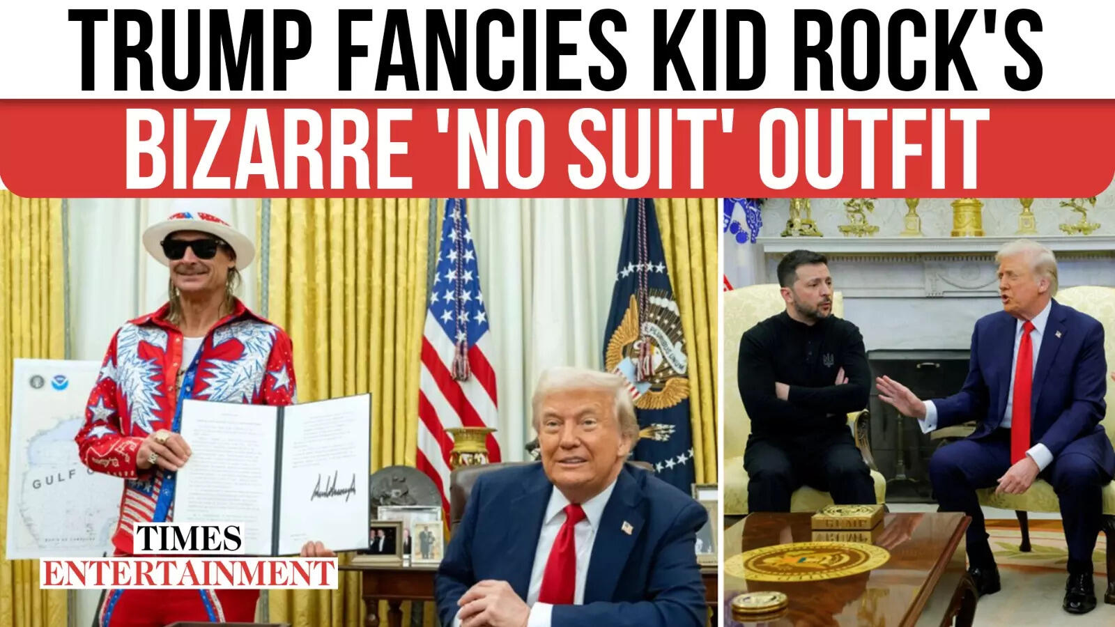 Trump Welcomes ‘Buddy’ Child Rock To Oval Workplace, Weird Outfit Sparks Backlash | WATCH