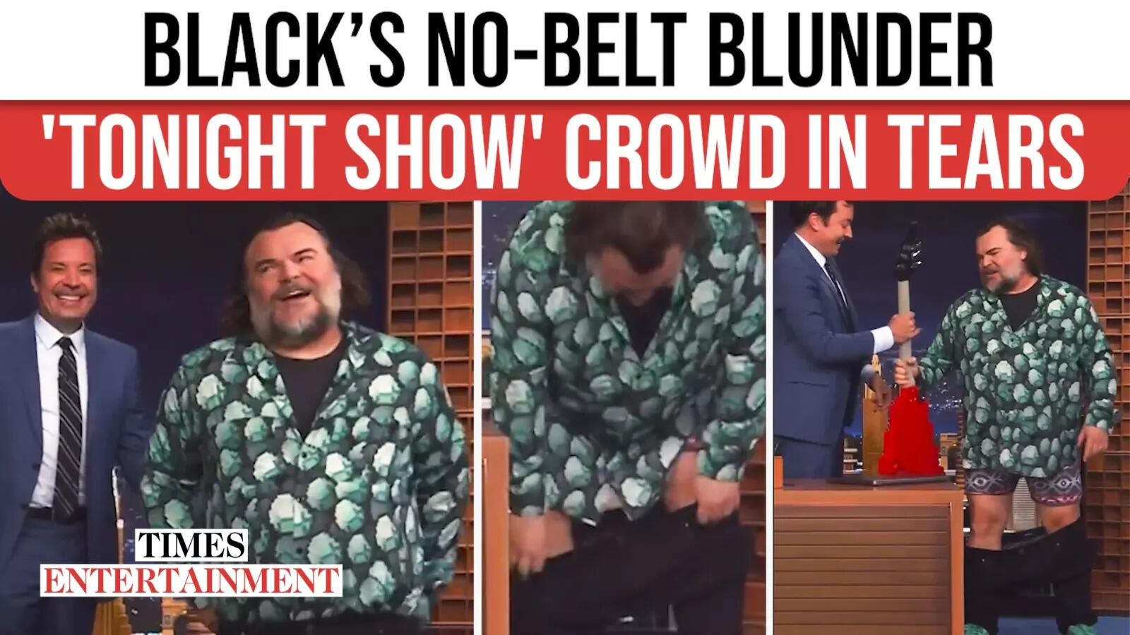 Jack Black’s Pants Drop Mid-Efficiency On ‘Tonight Present’; Crowd Loses It
