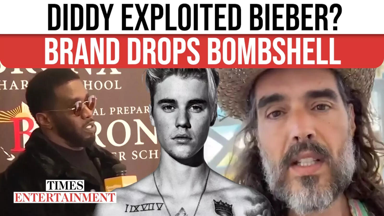 Diddy’s Control Over Bieber? Russell Brand Pulls Back The Curtain On ...
