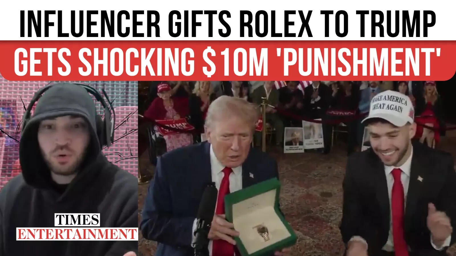 Influencer Hit Laborious After Gifting Gold Rolex, Cybertruck To Trump, Loses Over  Million