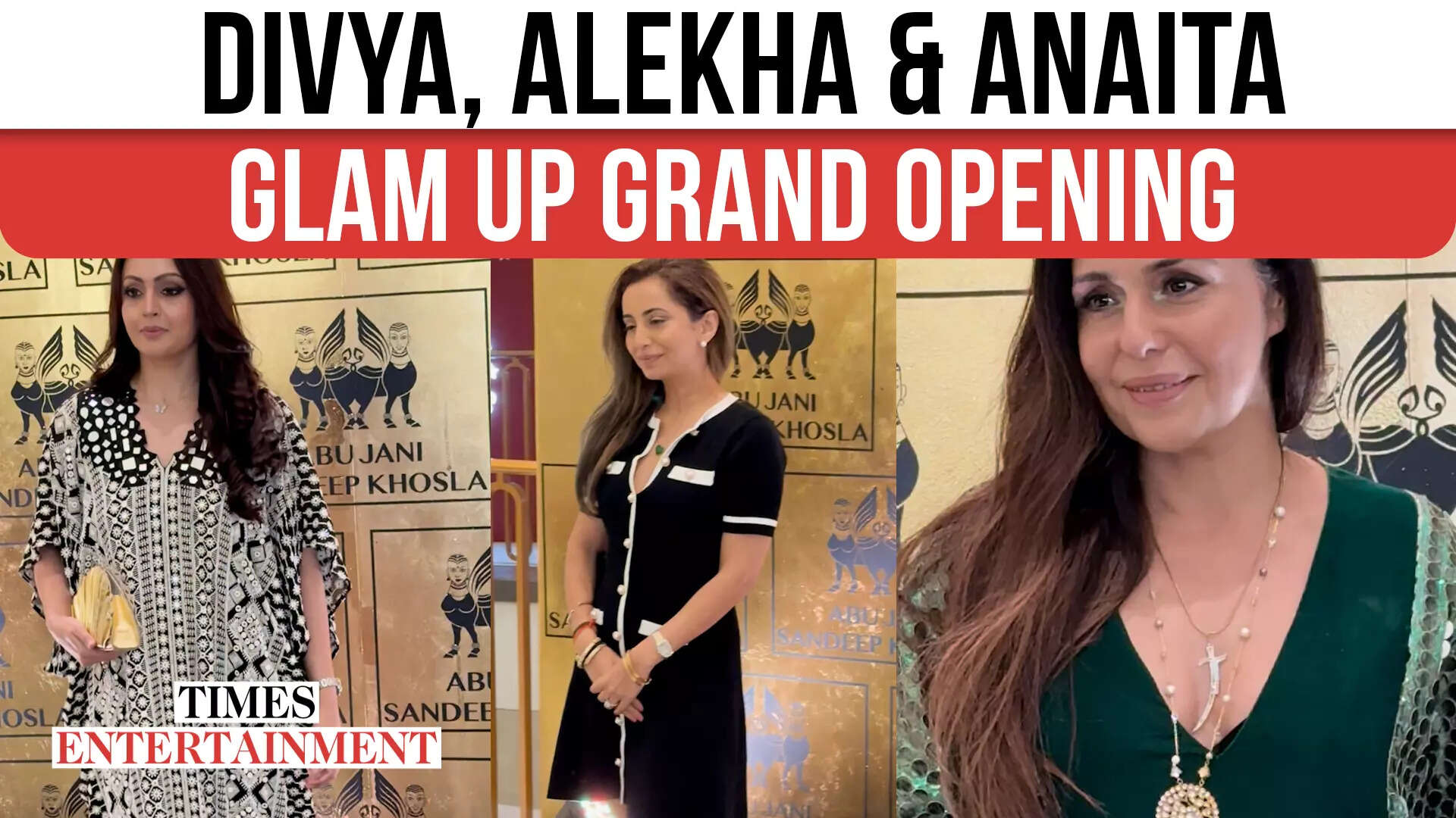 Divya, Alekha & Anaita Glam Up Grand Opening