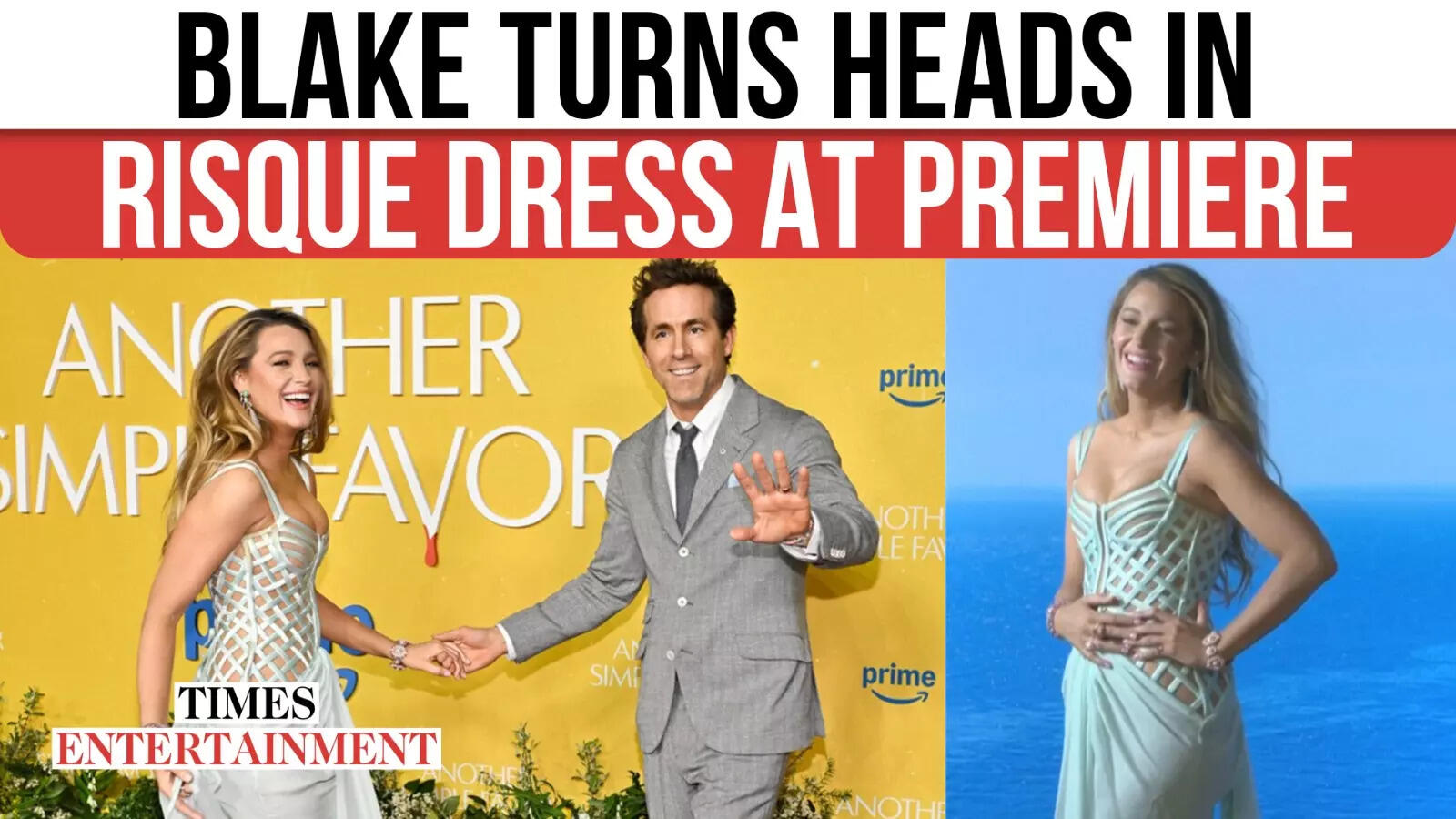 Blake Vigorous Dazzles In Daring Robe At NYC Premiere Of ‘One other Easy Favor’ | WATCH