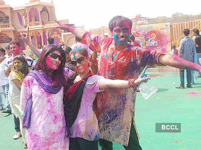 TV stars @ Holi party