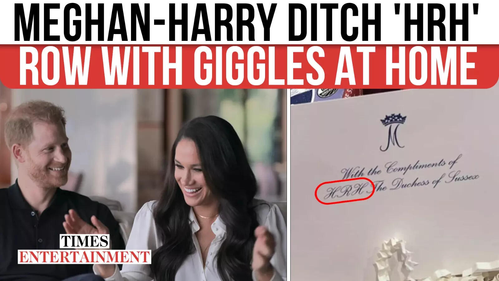 Meghan Markle & Prince Harry Giggle Amid HRH Title Row, New Movies Give Glimpse Of Montecito Life