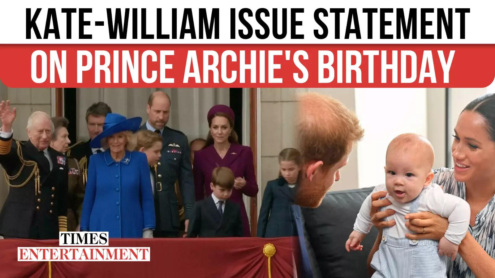 Meghan & Harry Have a good time Archie’s sixth as Kate & William Present Royal Unity | WATCH