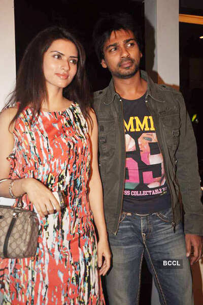 Nikhil Dwivedi with wife