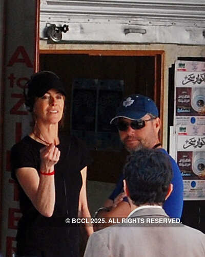 On the sets: Brad Pitt's film in Chandigarh