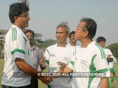 Mithun, Sourav @ Benefit match