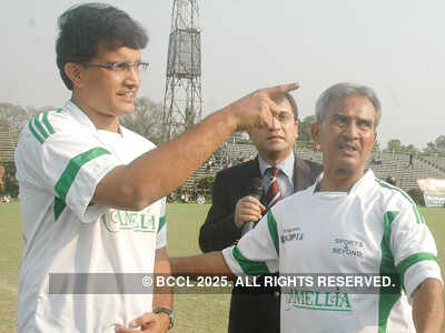 Mithun, Sourav @ Benefit match