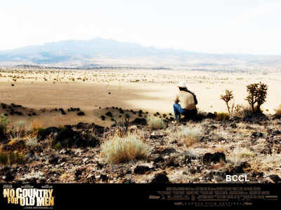 A poster from the movie 'No Country For Old Men'