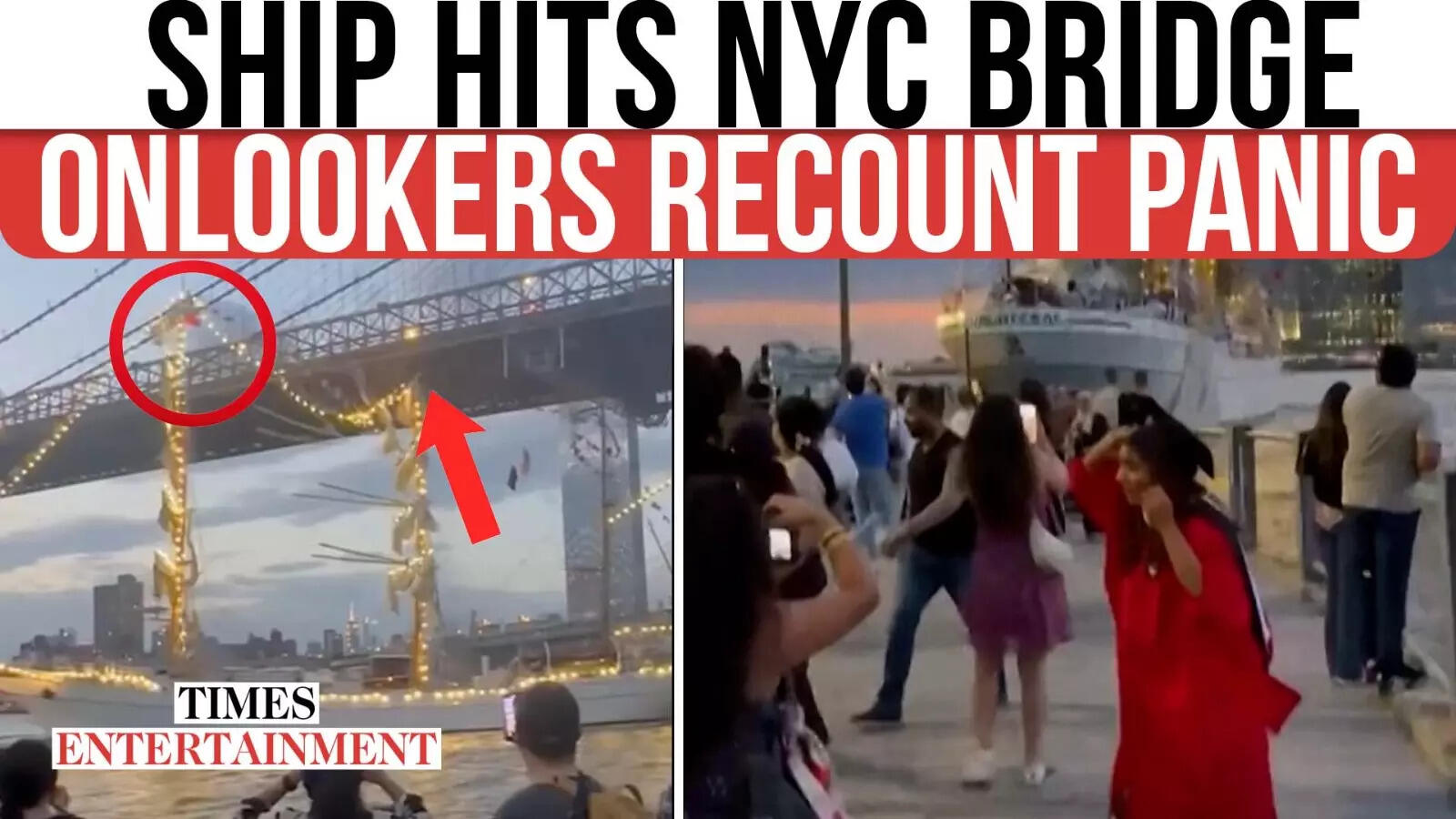 Mexican Navy Ship Hits Brooklyn Bridge: Onlookers Recall Chaos