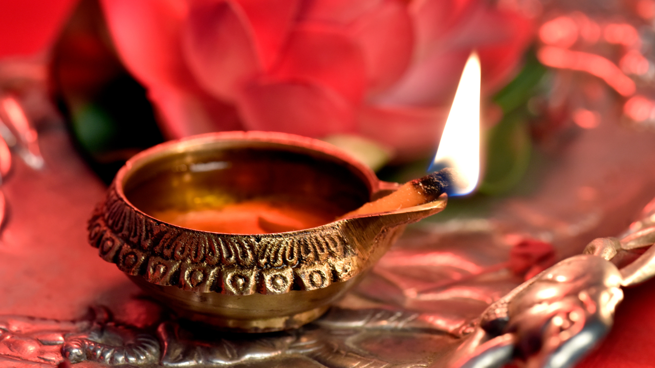 As per shastras, lighting a diya before 4 plants brings in good luck