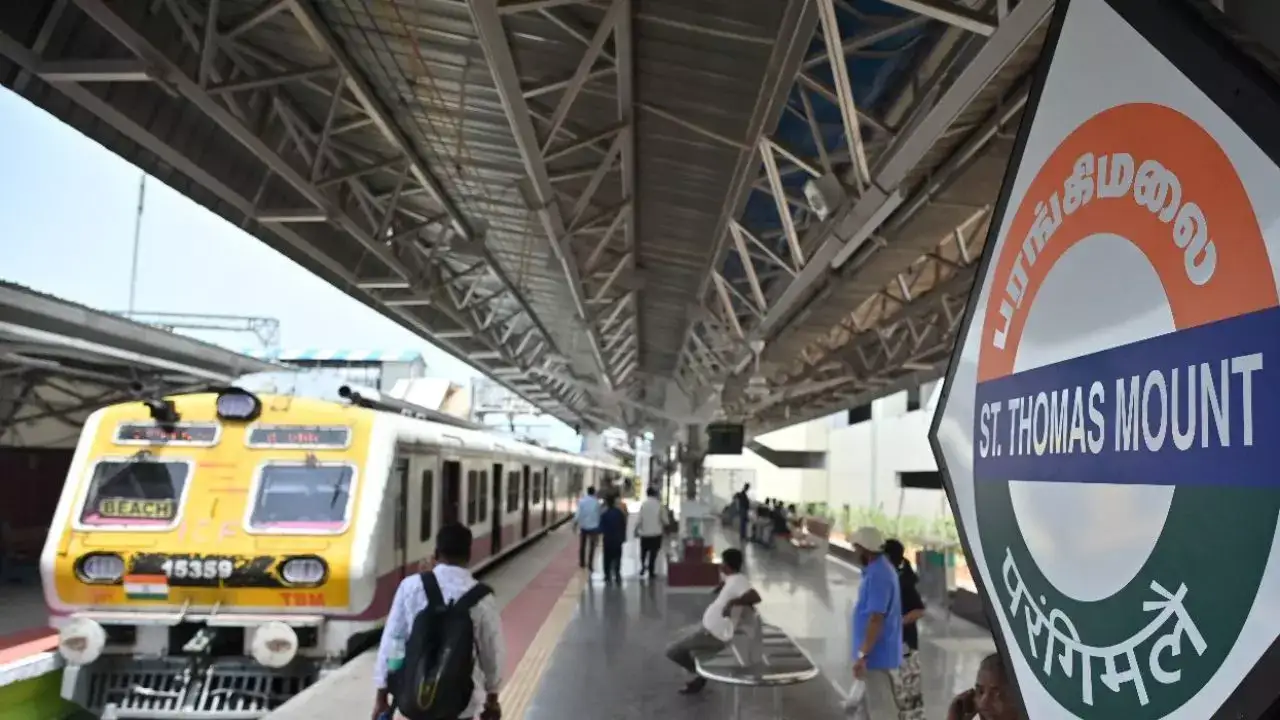 Chennai's St. Thomas Mount Station Modernized Under Railway Upgrade