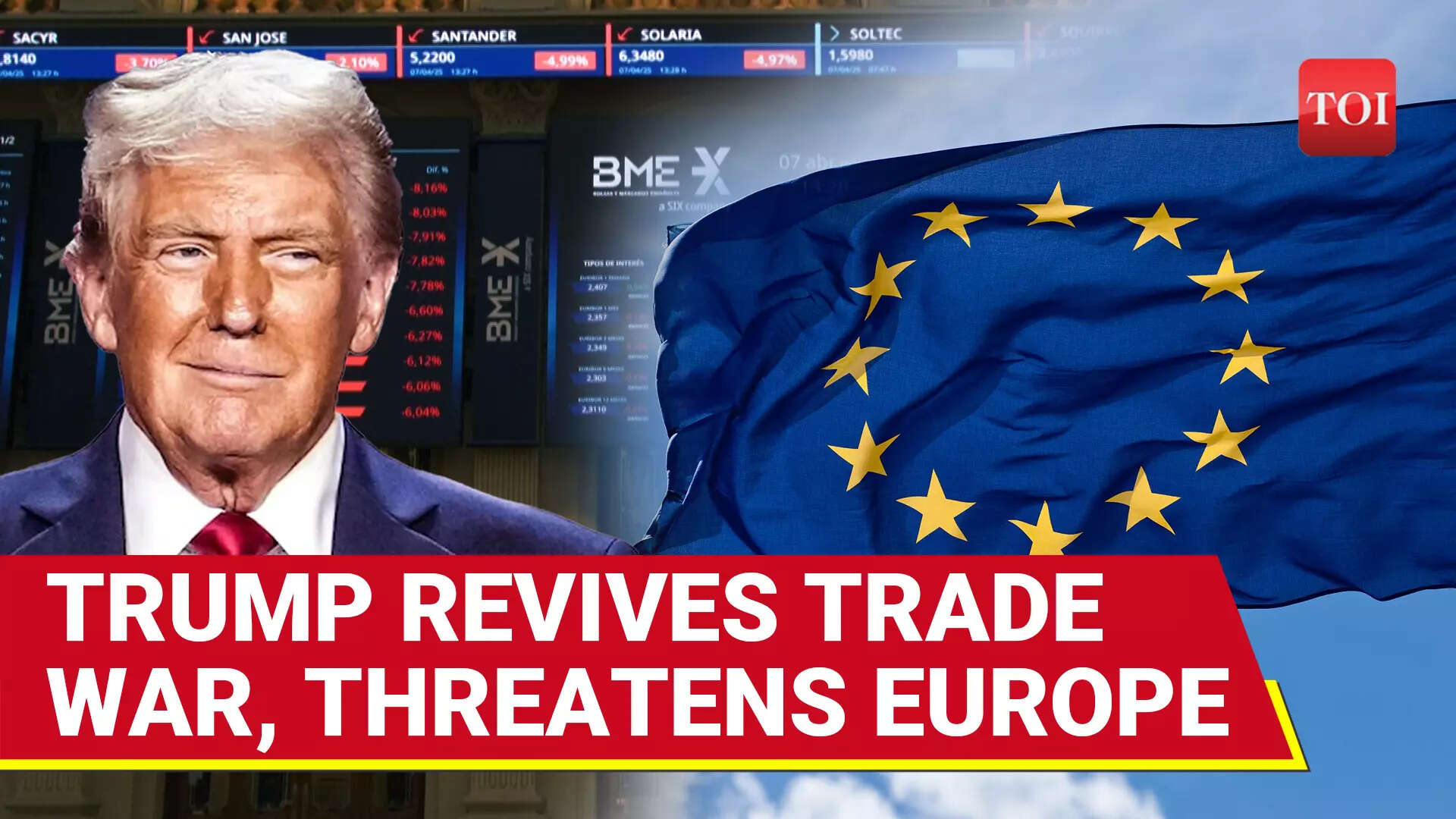 Trump Threatens 50% EU Tariff Starting June 1; European Markets Drop ...