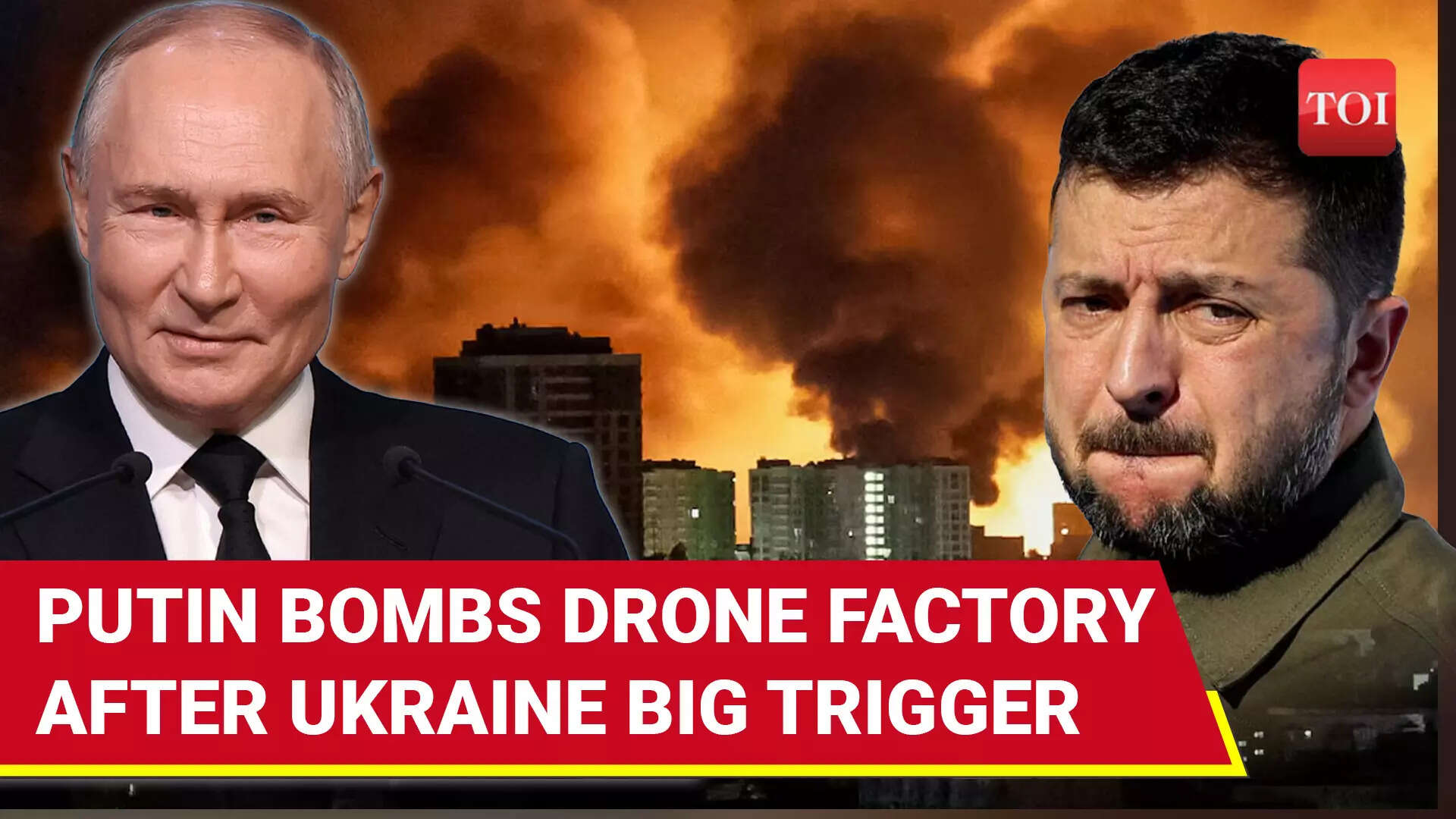 Війська Путіна “спалюють” гігантський завод з виробництва безпілотників; Помста після війни в Бліцкрігу в Києві