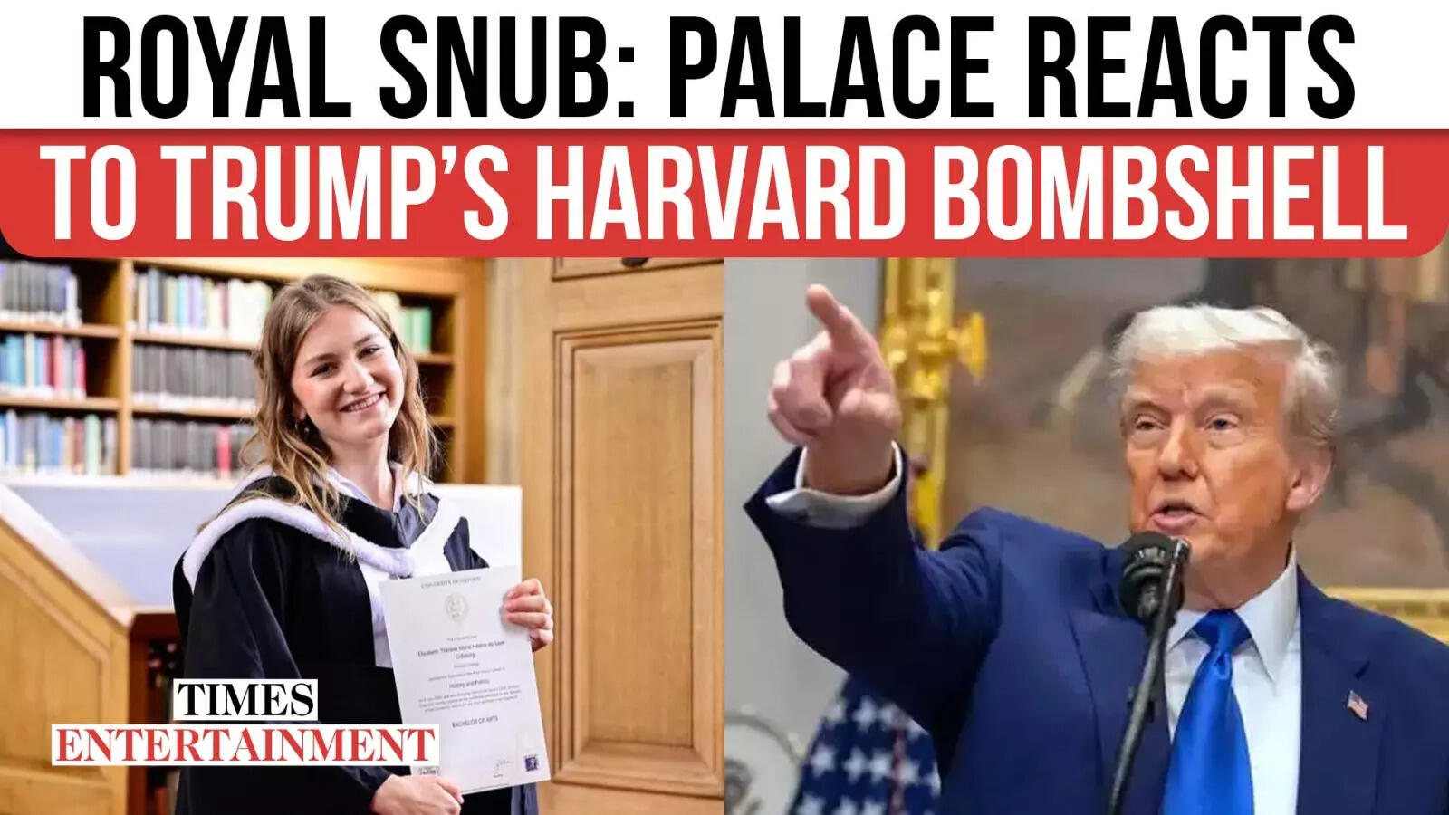 Trump Targets Harvard, Placing Belgian Princess’ Ivy League Goals In Jeopardy | Royals Break Silence