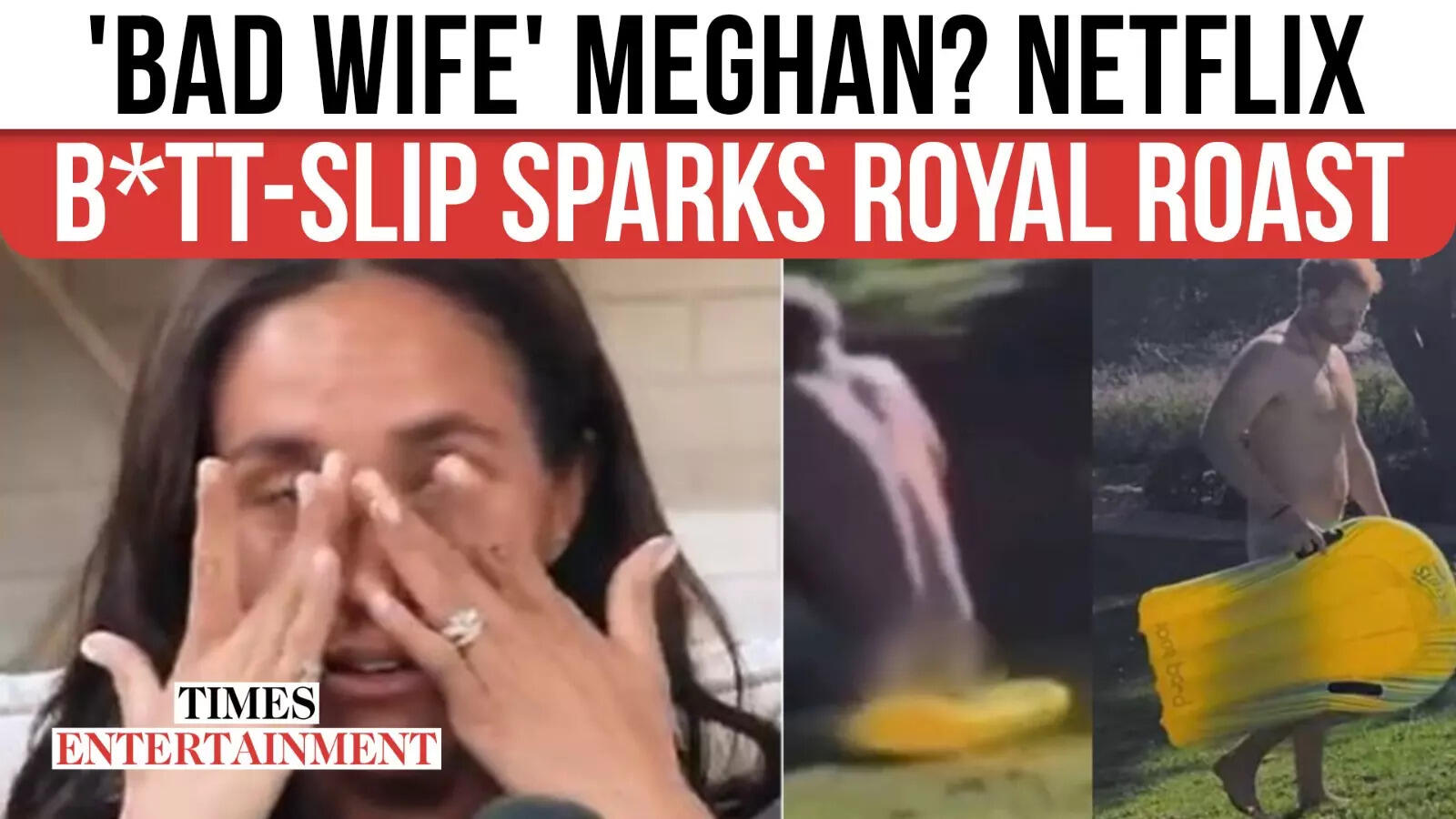 Prince Harry S B Tt Crack Bare Chest Go Viral Netflix Finale Slip