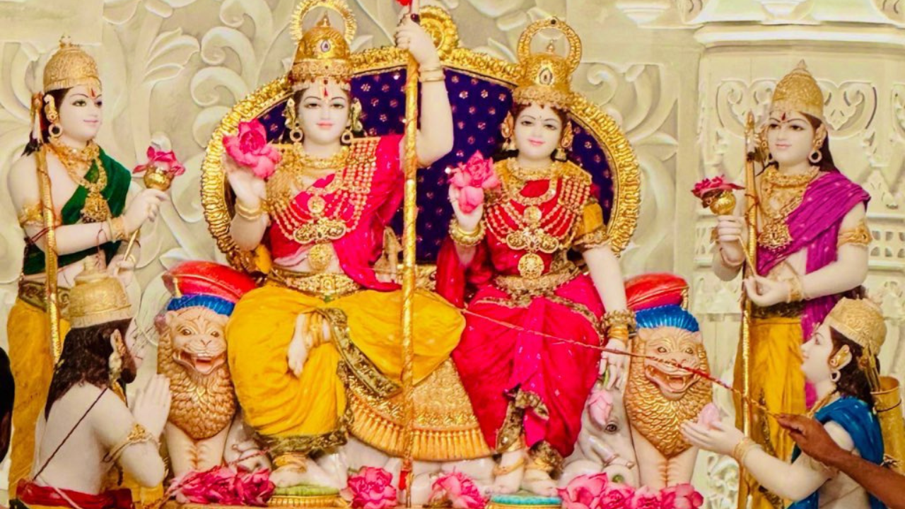 Pran pratishtha': Ram Darbar unveiled with vedic chants as Ayodhya glows on  Ganga Dussehra​