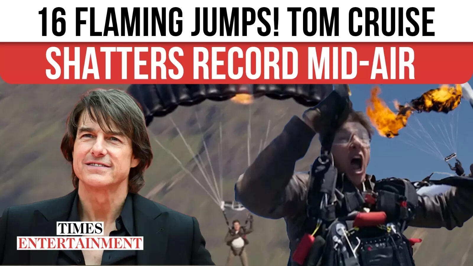Tom Cruise BREAKS Guinness Document After 16 Fiery Jumps | Historic HALO Stunt CAUGHT On Digicam