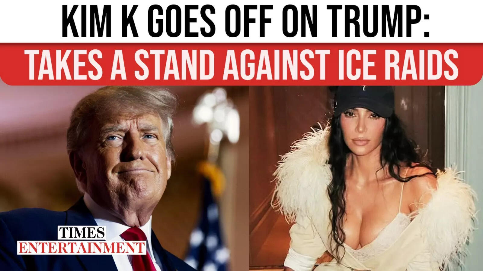 Kim K EXPLODES On Trump; Actuality TV Star’s BOLD Name-out Of President Over ICE Raids | WATCH