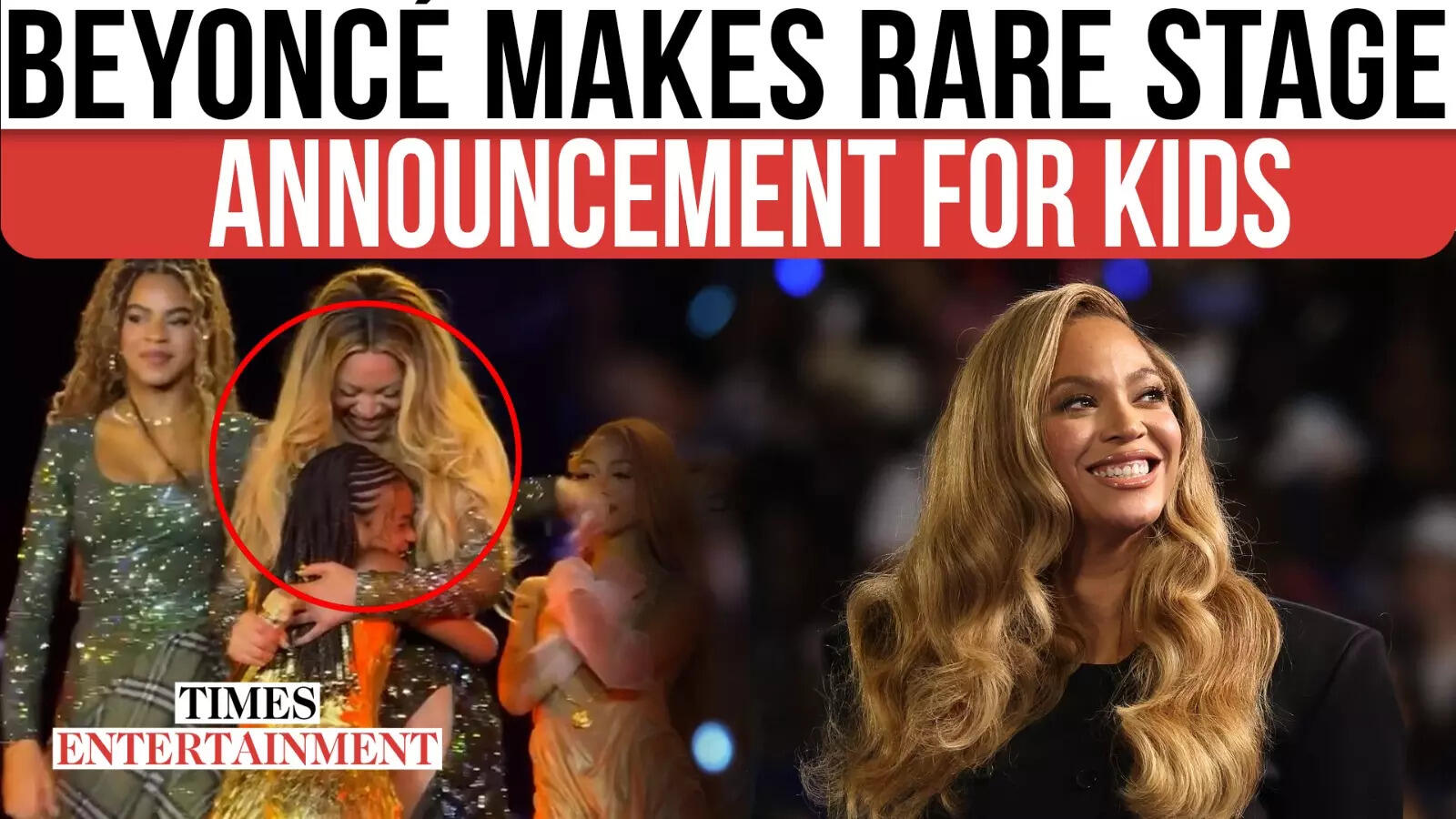 Beyoncé Celebrates Rumi & Sir's Birthday Live On London Stage In Rare ...