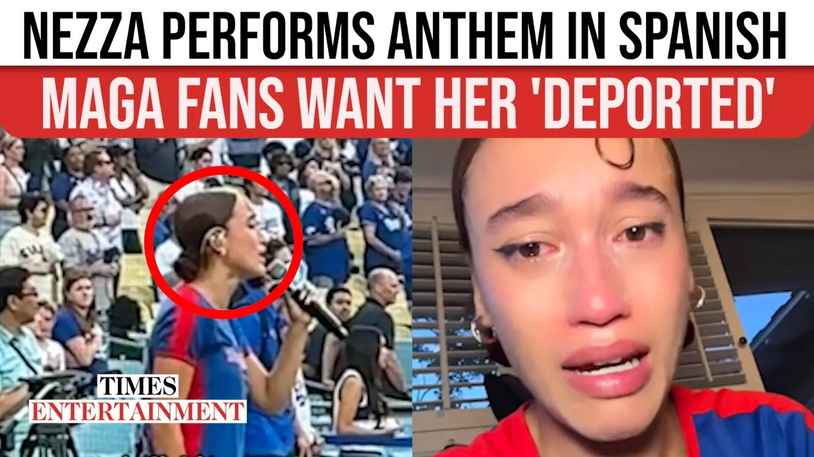 Nezza Sings US Anthem In Spanish After Dodgers Stated No; Faces MAGA Backlash