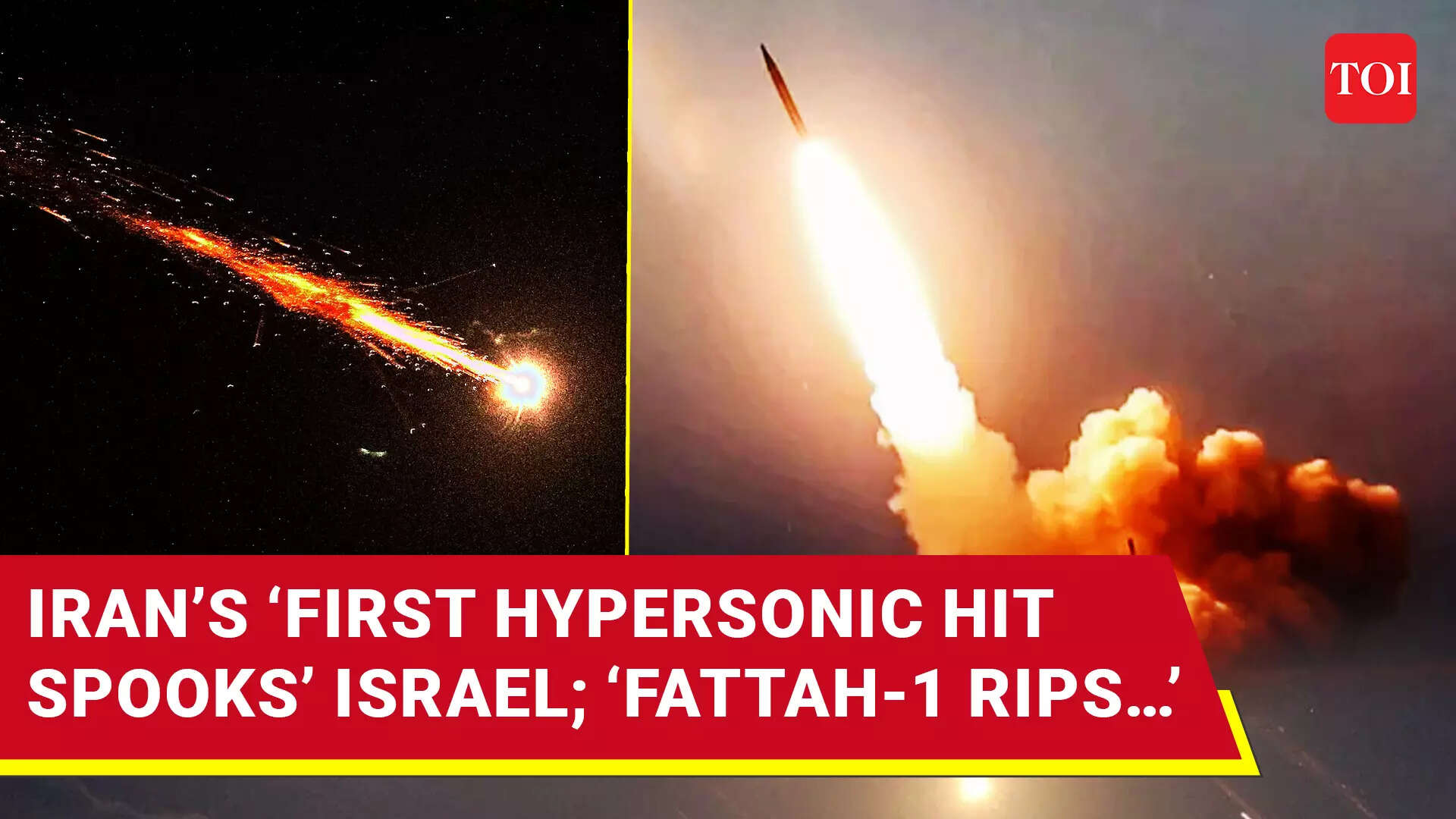 Iran Stuns Israel, Fires Hypersonic Missile Fattah-1 At Tel Aviv | Trump Demands Tehran's Surrender