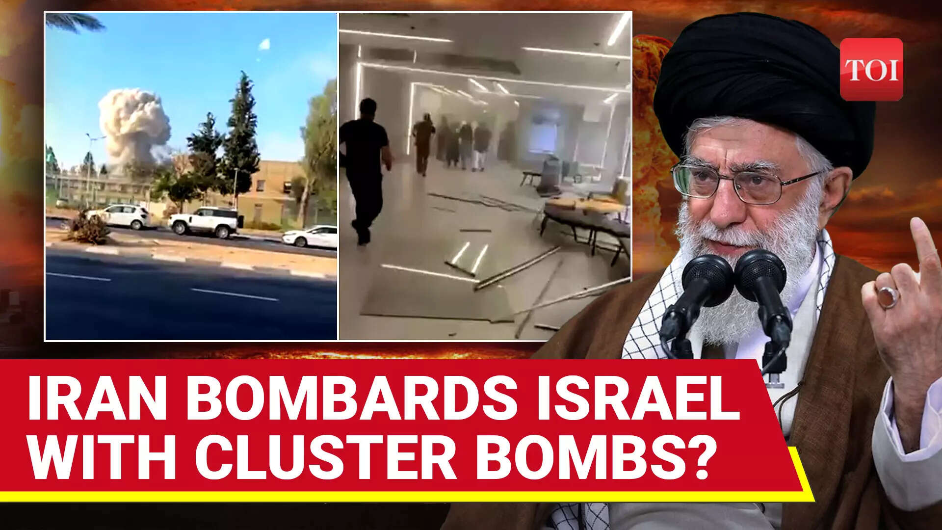 Iranian Military Blazes Israel With CLUSTER BOMBS For First Time Since ...