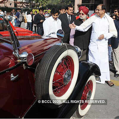 P Chidambaram @ Classic Car Parade