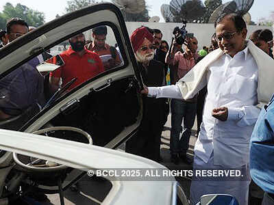 P Chidambaram @ Classic Car Parade
