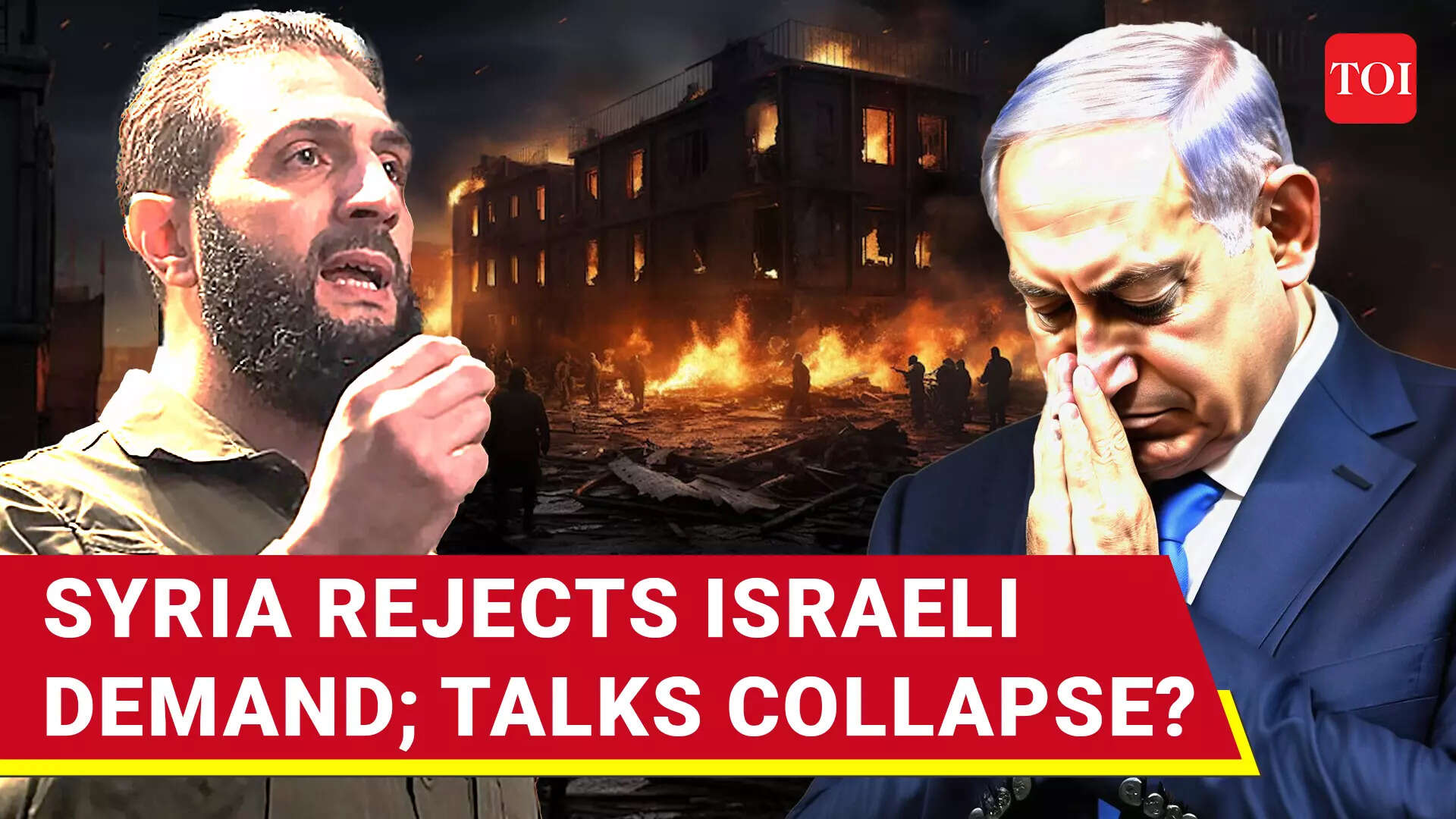 Syria-Israel Security Deal Hits A Roadblock? Al-Sharaa Rejects Israeli Air Access Demand | Watch