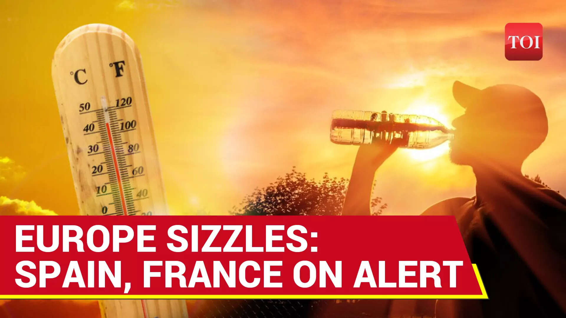 Europeans Get Baked In Scorching Temperatures; Heatwave Emergency In Germany, France, UK, Spain