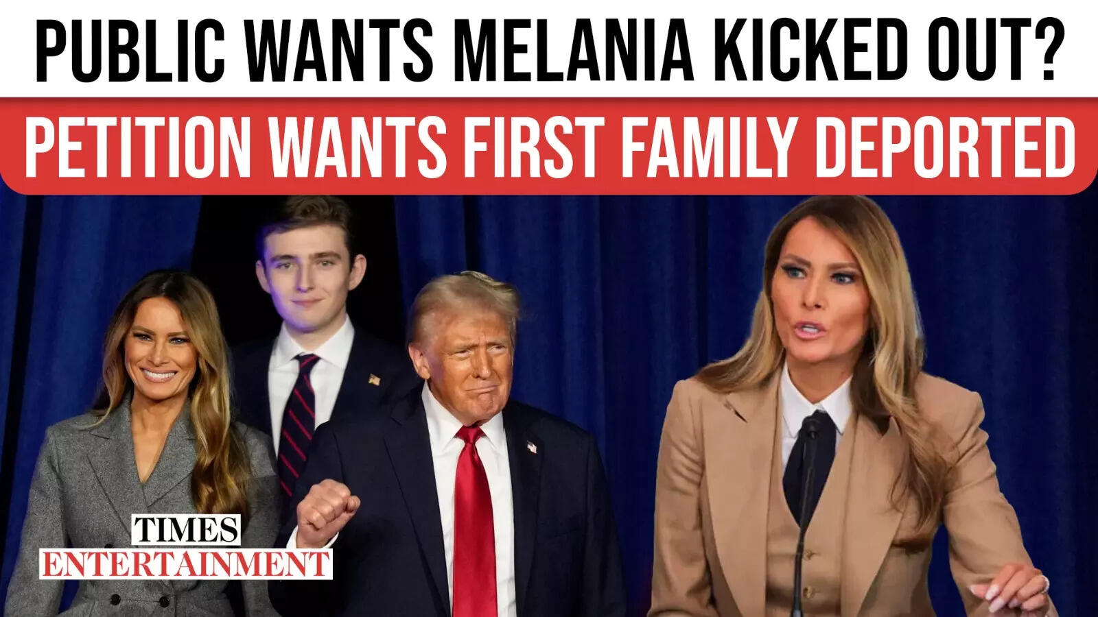Melania, Barron, Her Mother and father? Individuals Demand They’re FIRST to Be DEPORTED | WATCH