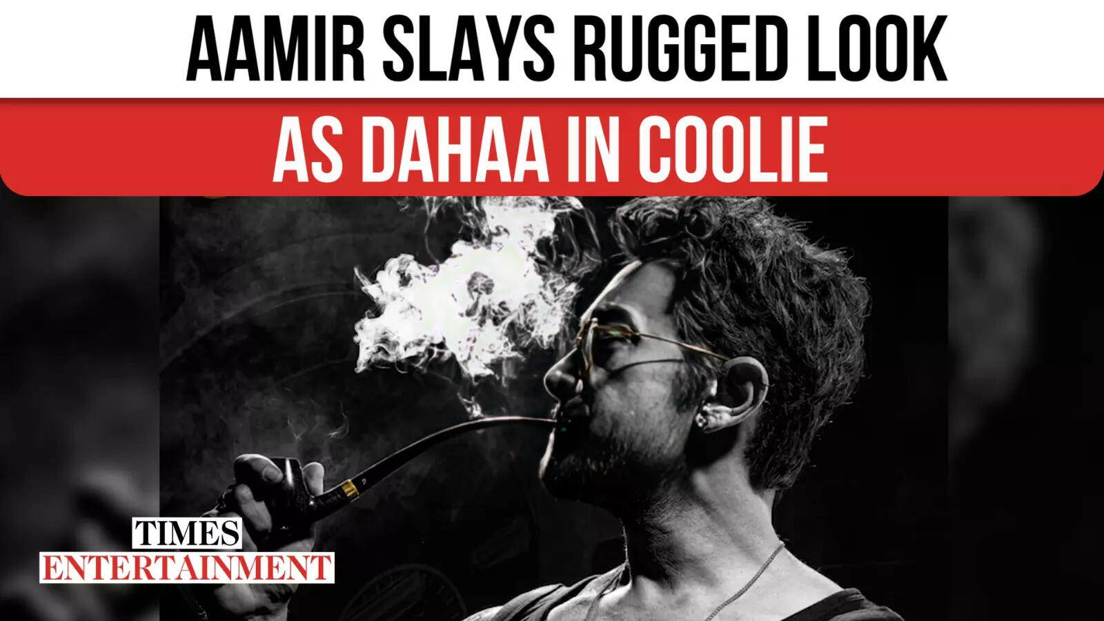 Aamir Khan's Rugged Debut Look as 'Dahaa' in Rajinikanth’s ‘Coolie ...