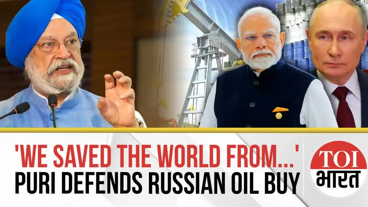 India Averted $130 Oil Crisis by Buying Russian Crude, Says Minister Hardeep Singh Puri