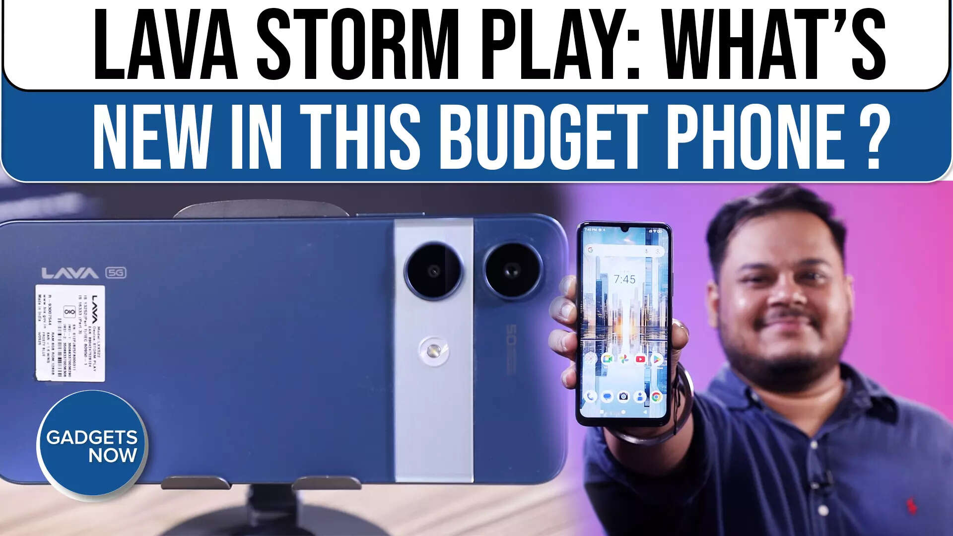 Lava Storm Play First Look: Best Budget Phone Under Rs 10,000?