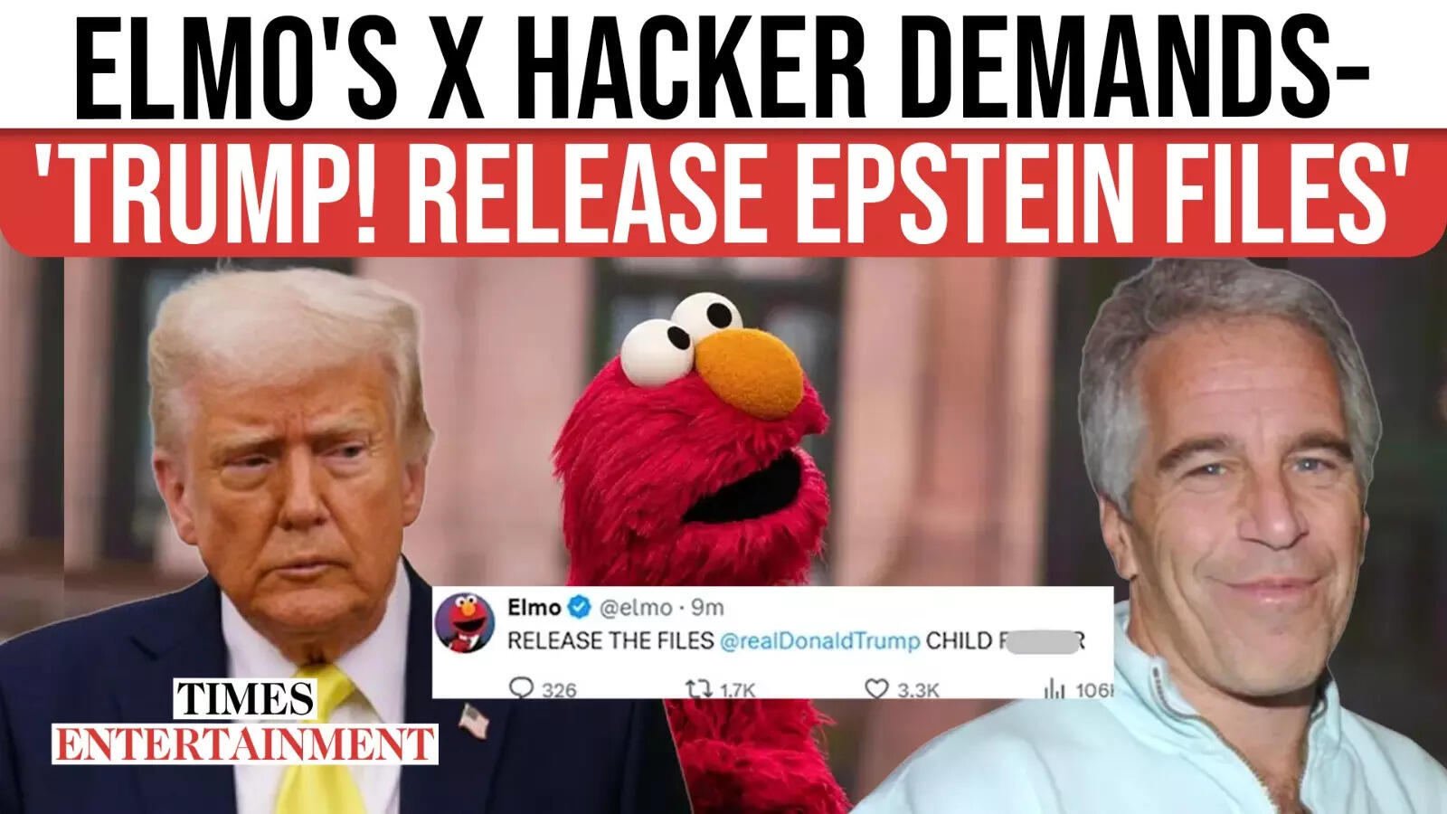 Elmo’s X Account Hacked, Impersonator Calls for For Trump To Launch Epstein Information