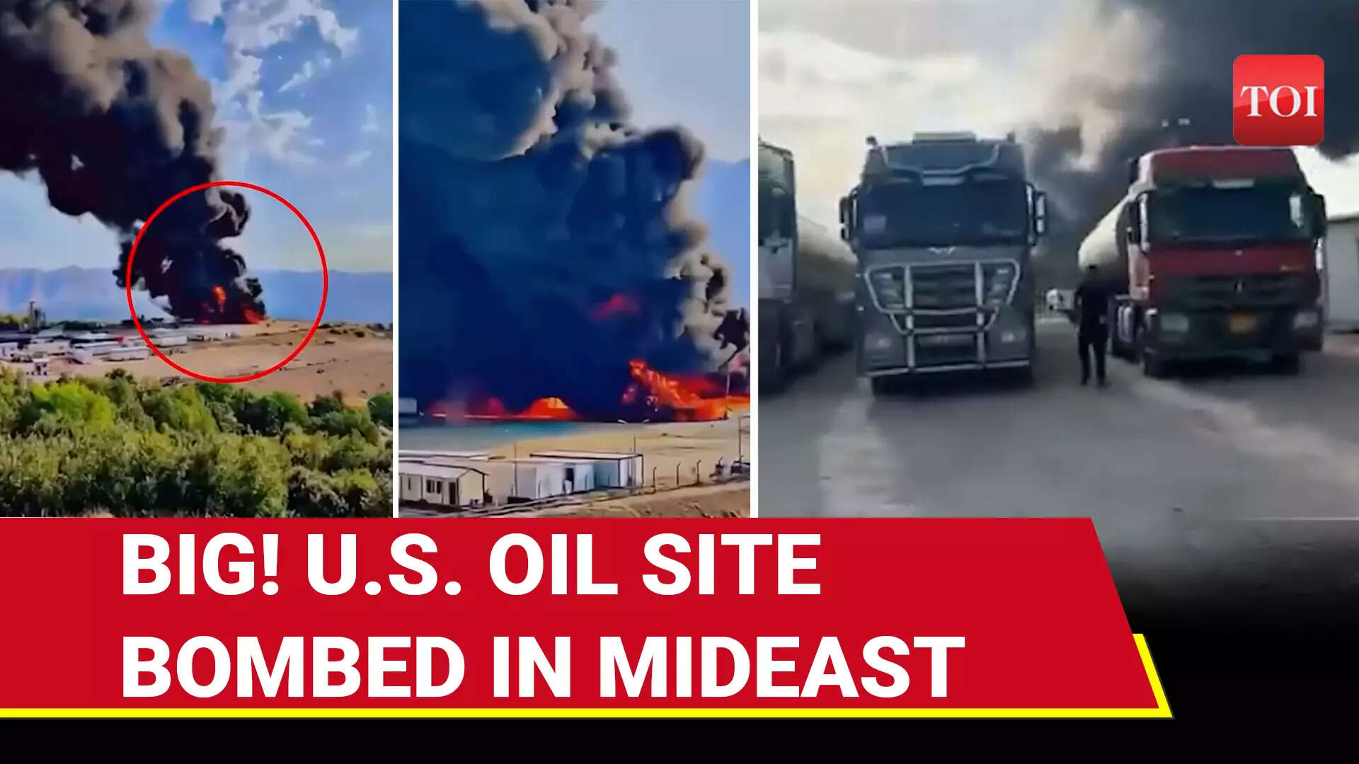 On Cam: 'Iran Allied Fighters' BLOW UP American Oil Field In Iraq In Massive Air Attack