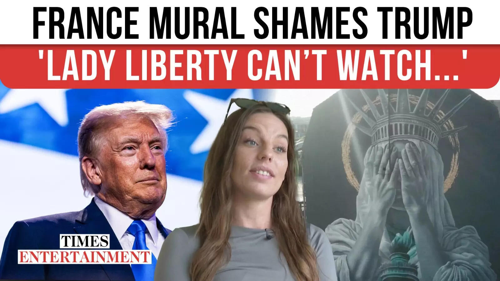 Statue Of Liberty ‘TURNS FACE AWAY’ From Trump; France Mural Shames Trump’s Mass Deportation Coverage